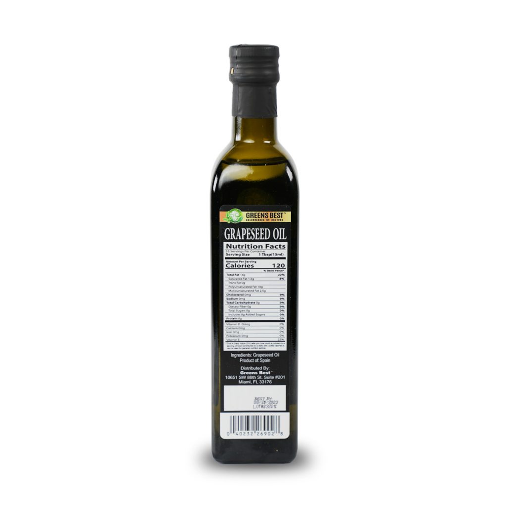 Grapeseed Oil 500 ml Greens Best